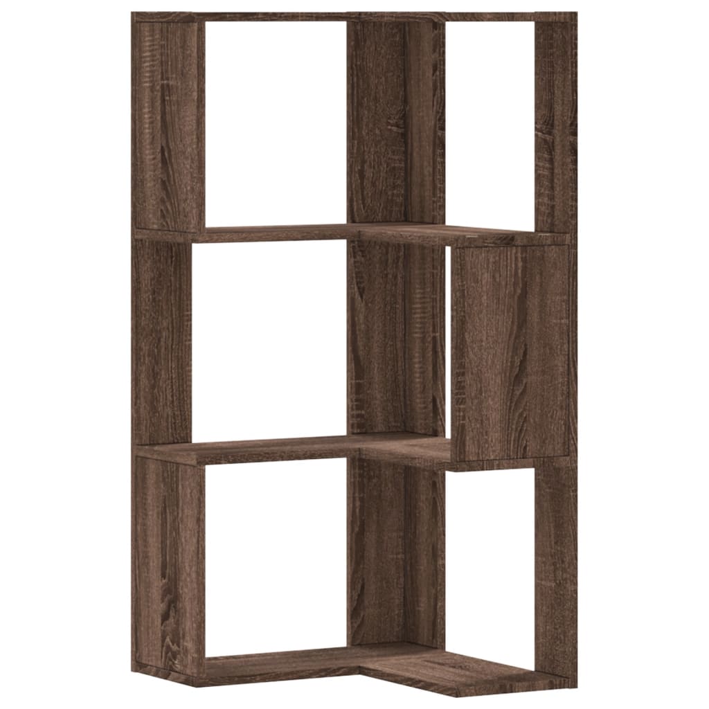 Wooden Bookcase Corner - Vantage Home