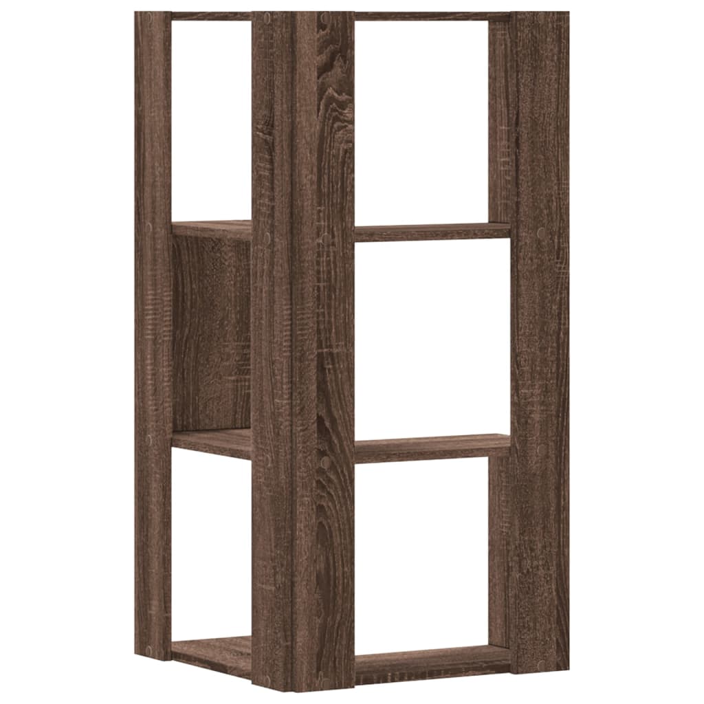 Wooden Bookcase Corner - Vantage Home