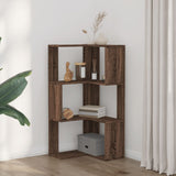 Wooden Bookcase Corner - Vantage Home