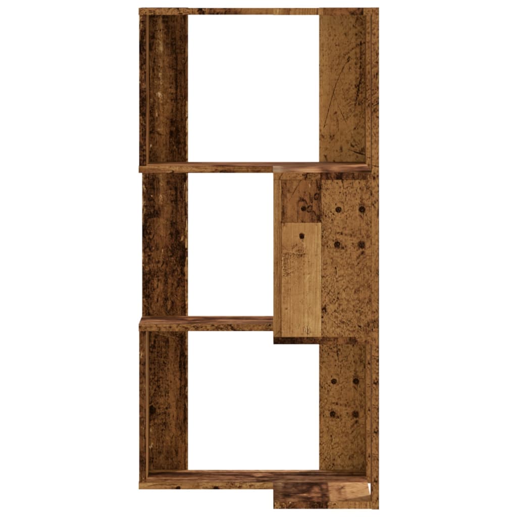 Wooden Bookcase Corner - Vantage Home