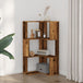 Wooden Bookcase Corner - Vantage Home