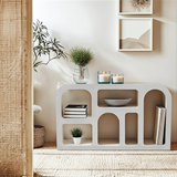 Wooden Bookcase Large in Geometric Design - Geo