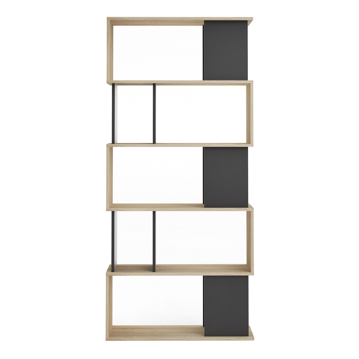 Wooden Bookcase Open With 4 Shelves - Maze