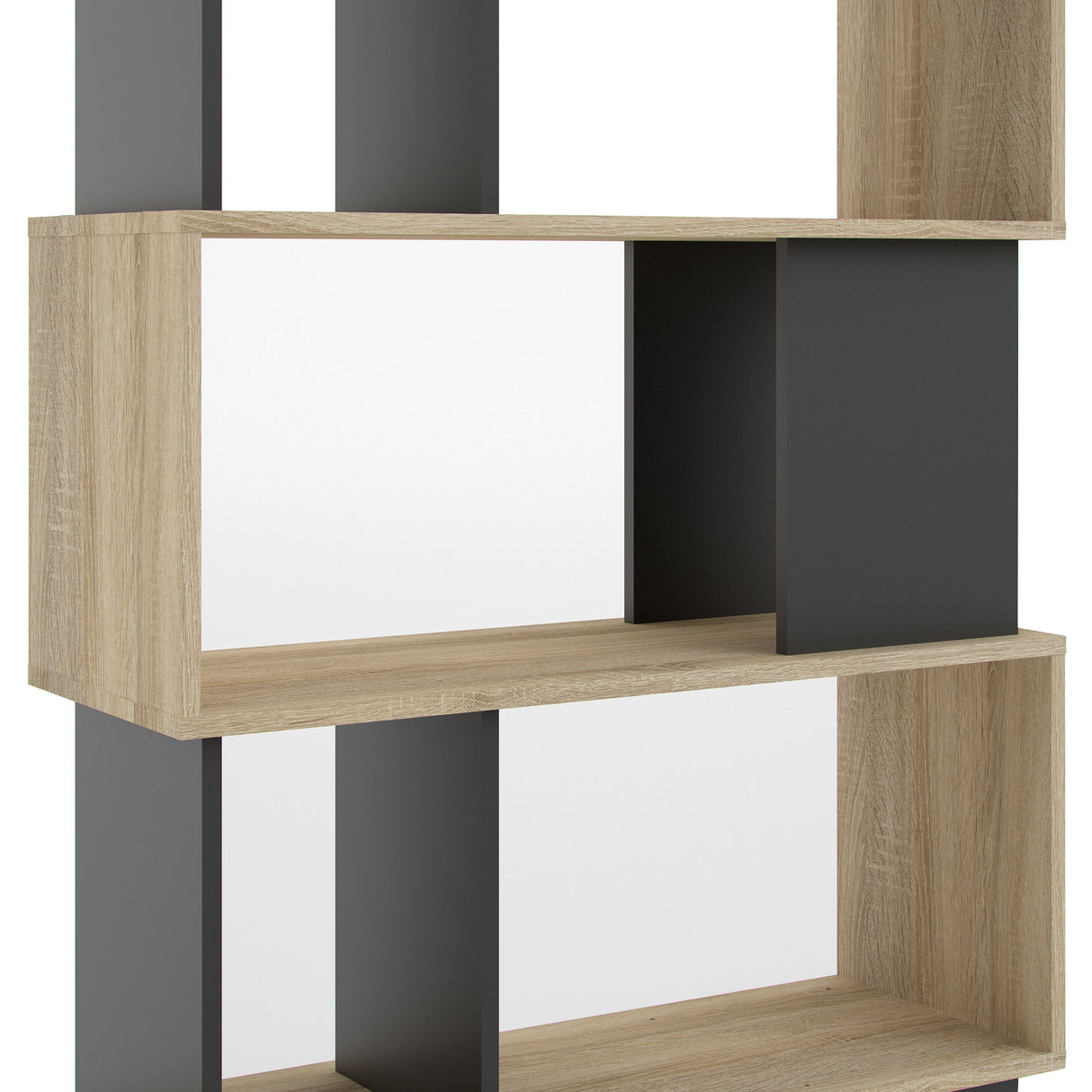 Wooden Bookcase Open With 4 Shelves - Maze