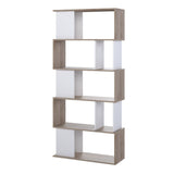 Wooden Bookcase Open With 4 Shelves - Maze