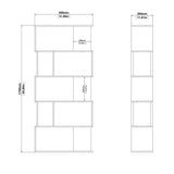 Wooden Bookcase Open With 4 Shelves - Maze