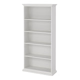 Wooden Bookcase Tall With 2 Shelves - Paris