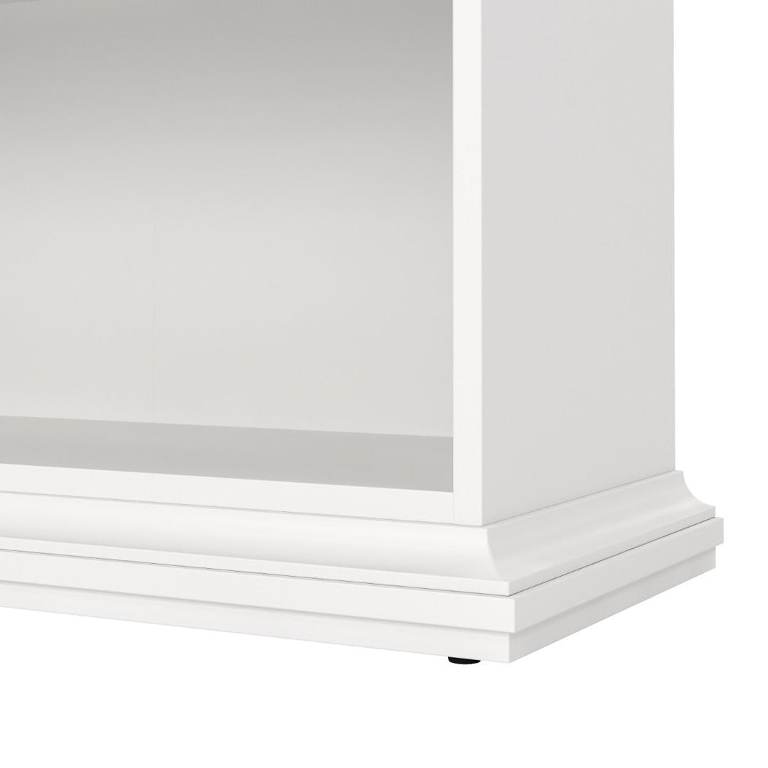 Wooden Bookcase Tall With 2 Shelves - Paris