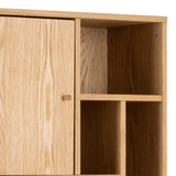 Wooden Bookcase Tall With 3 Doors - Rangoon