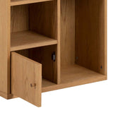 Wooden Bookcase Tall With 3 Doors - Rangoon