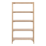 Wooden Bookcase Tall With 4 Shelves - Braidwood