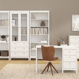 Wooden Bookcase Tall With 5 Shelves - Madrid