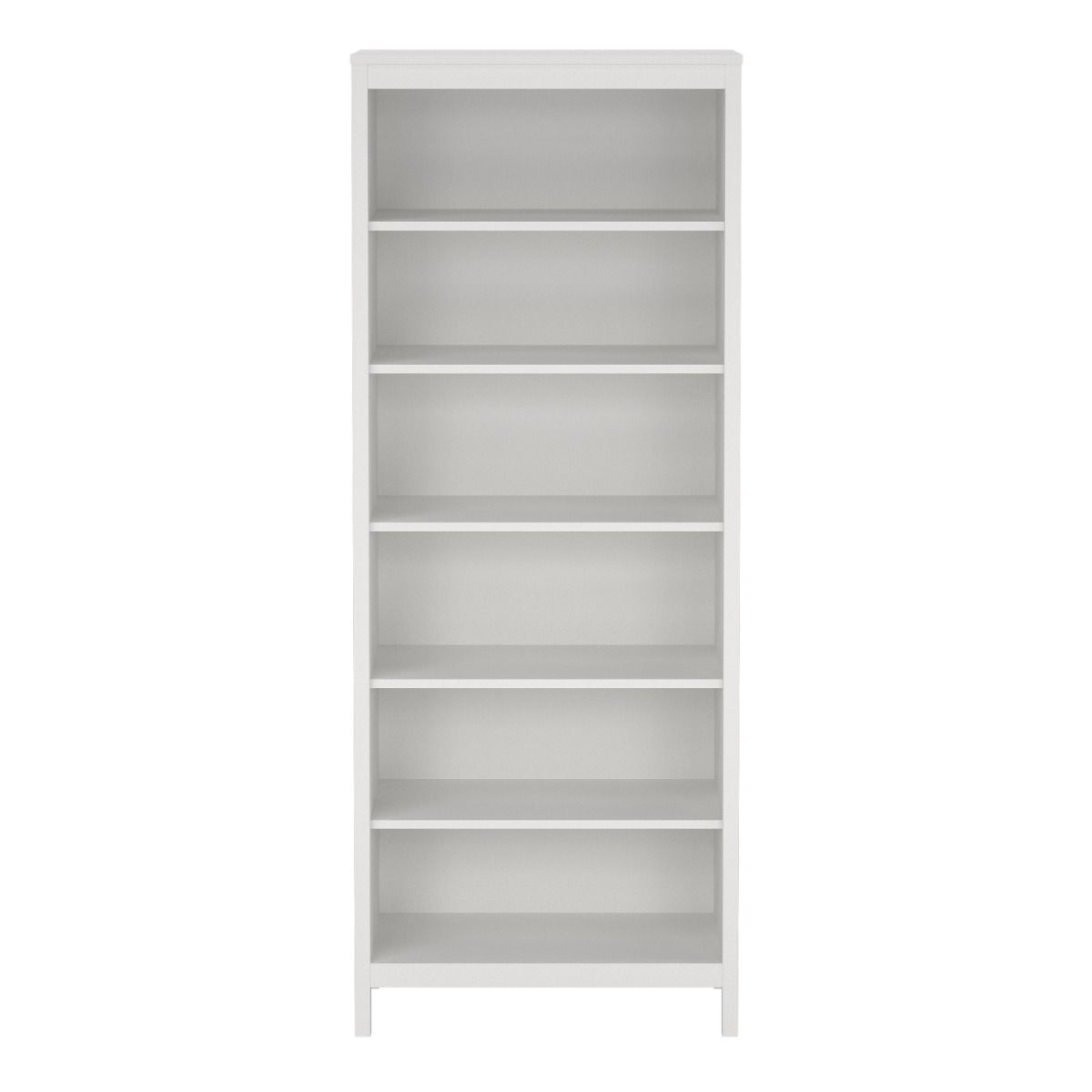 Wooden Bookcase Tall With 5 Shelves - Madrid
