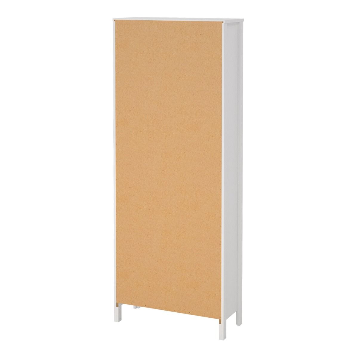Wooden Bookcase Tall With 5 Shelves - Madrid