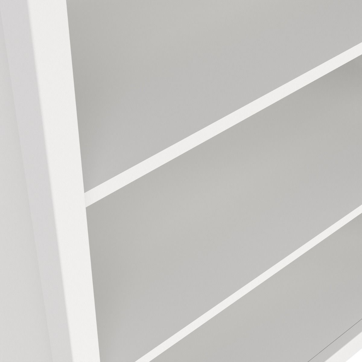 Wooden Bookcase Tall With 5 Shelves - Madrid