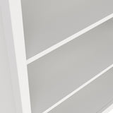 Wooden Bookcase Tall With 5 Shelves - Madrid