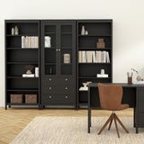 Wooden Bookcase Tall With 5 Shelves - Madrid