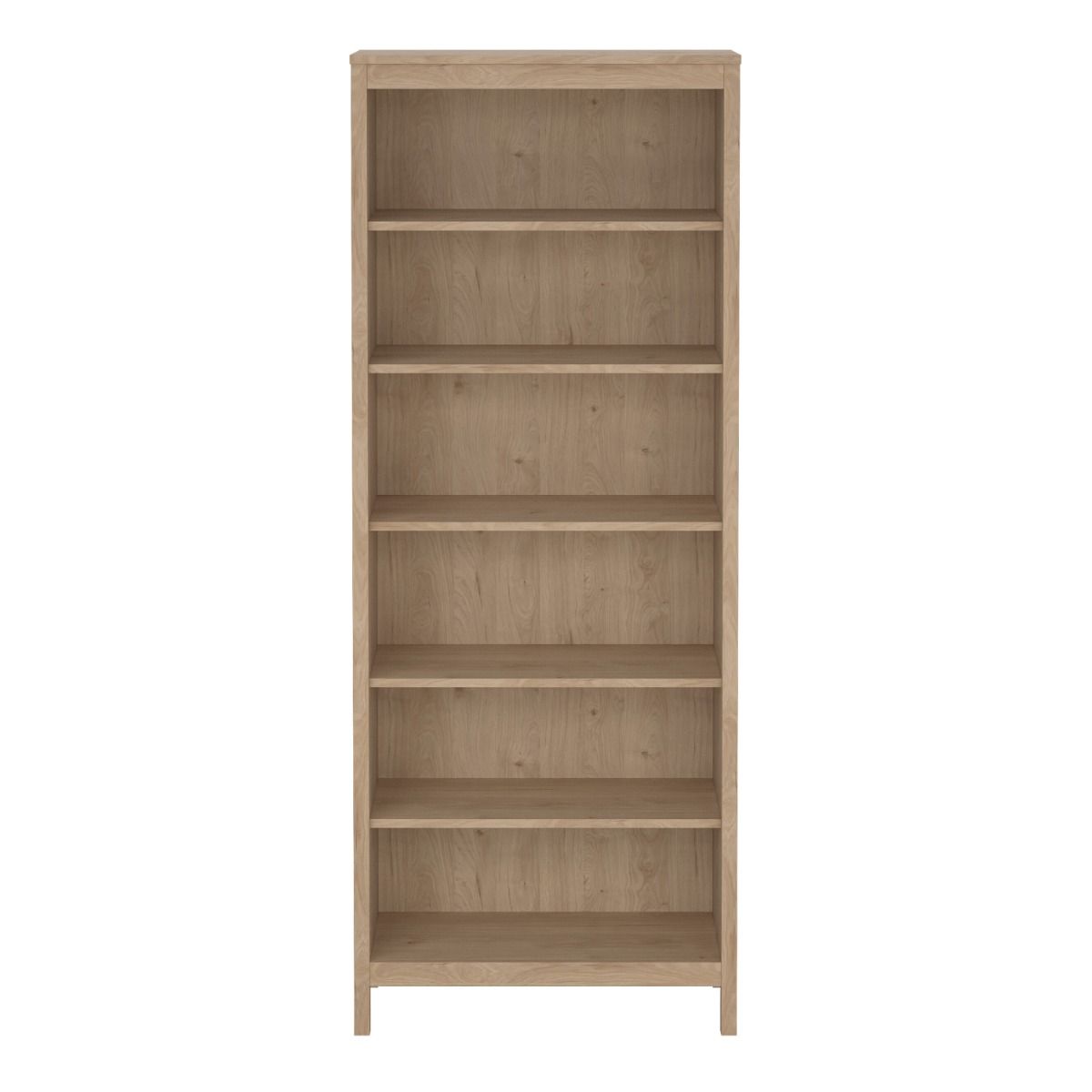 Wooden Bookcase Tall With 5 Shelves - Madrid