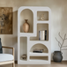 Wooden Bookcase Tall in Geometric Design - Geo