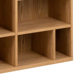 Wooden Bookcase Tall And Large With 3 Doors - Rangoon