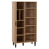 Wooden Bookcase With 1 Door - Tessa