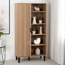 Wooden Bookcase With 1 Door - Tessa