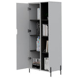 Wooden Bookcase With 1 Door Wide - Dallas