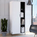 Wooden Bookcase With 1 Door Wide - Dallas