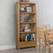 Wooden Bookcase With 1 Drawer And 4 Shelves - Curve