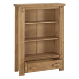 Wooden Bookcase With 1 Drawer - Tortilla