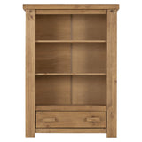 Wooden Bookcase With 1 Drawer - Tortilla