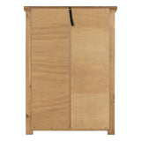 Wooden Bookcase With 1 Drawer - Tortilla