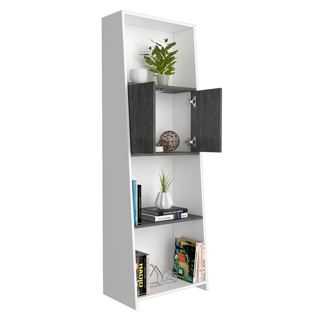 Wooden Bookcase With 2 Doors - Dallas