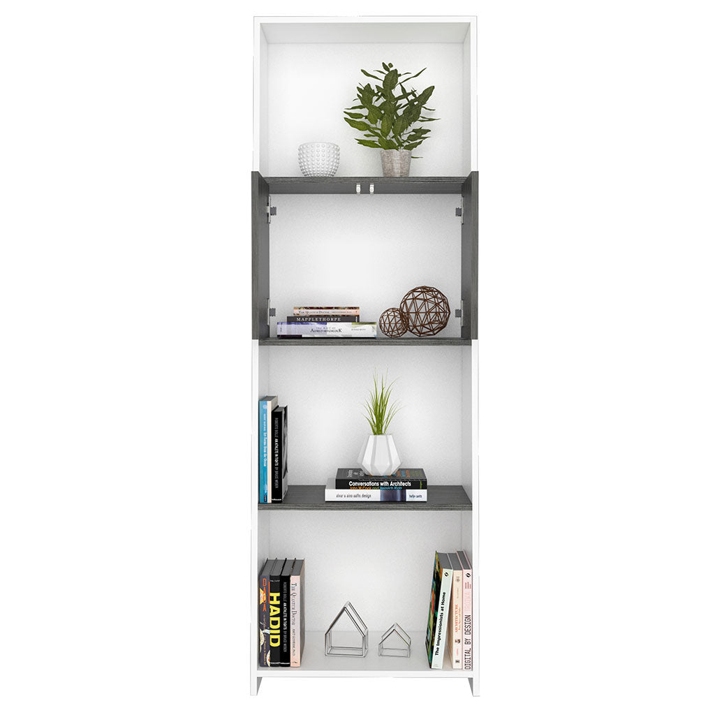 Wooden Bookcase With 2 Doors - Dallas