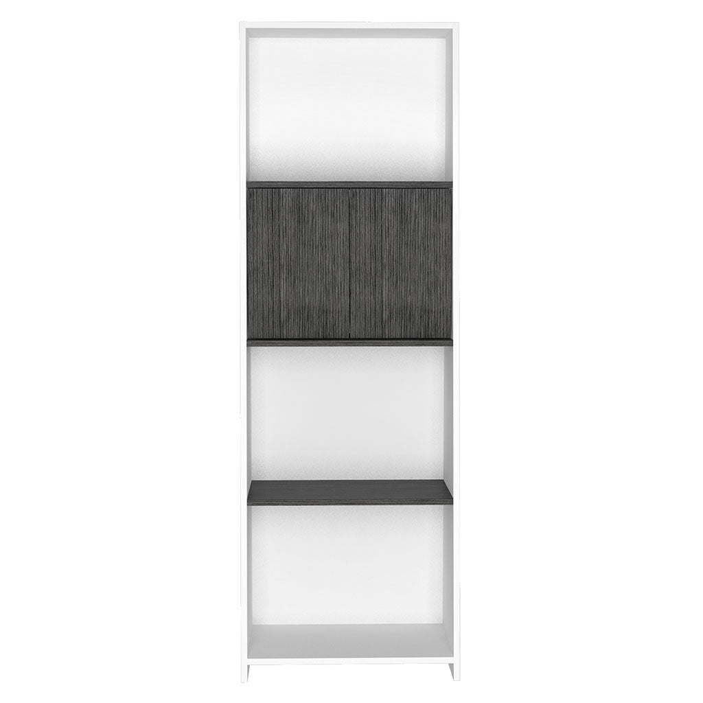 Wooden Bookcase With 2 Doors - Dallas