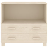 Wooden Bookcase With 2 Drawers And 1 Shelf - Hamar