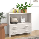 Wooden Bookcase With 2 Drawers And 1 Shelf - Hamar