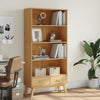 Wooden Bookcase With 2 Drawers - Olden