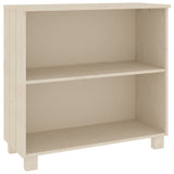 Wooden Bookcase With 2 Shelves - Hamar