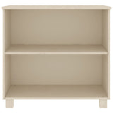 Wooden Bookcase With 2 Shelves - Hamar