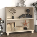 Wooden Bookcase With 2 Shelves - Hamar