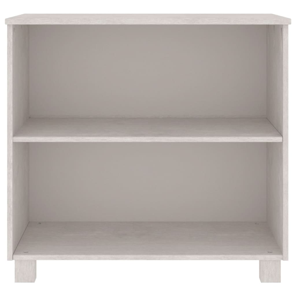 Wooden Bookcase With 2 Shelves - Hamar