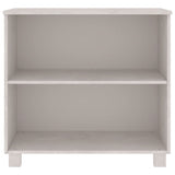Wooden Bookcase With 2 Shelves - Hamar