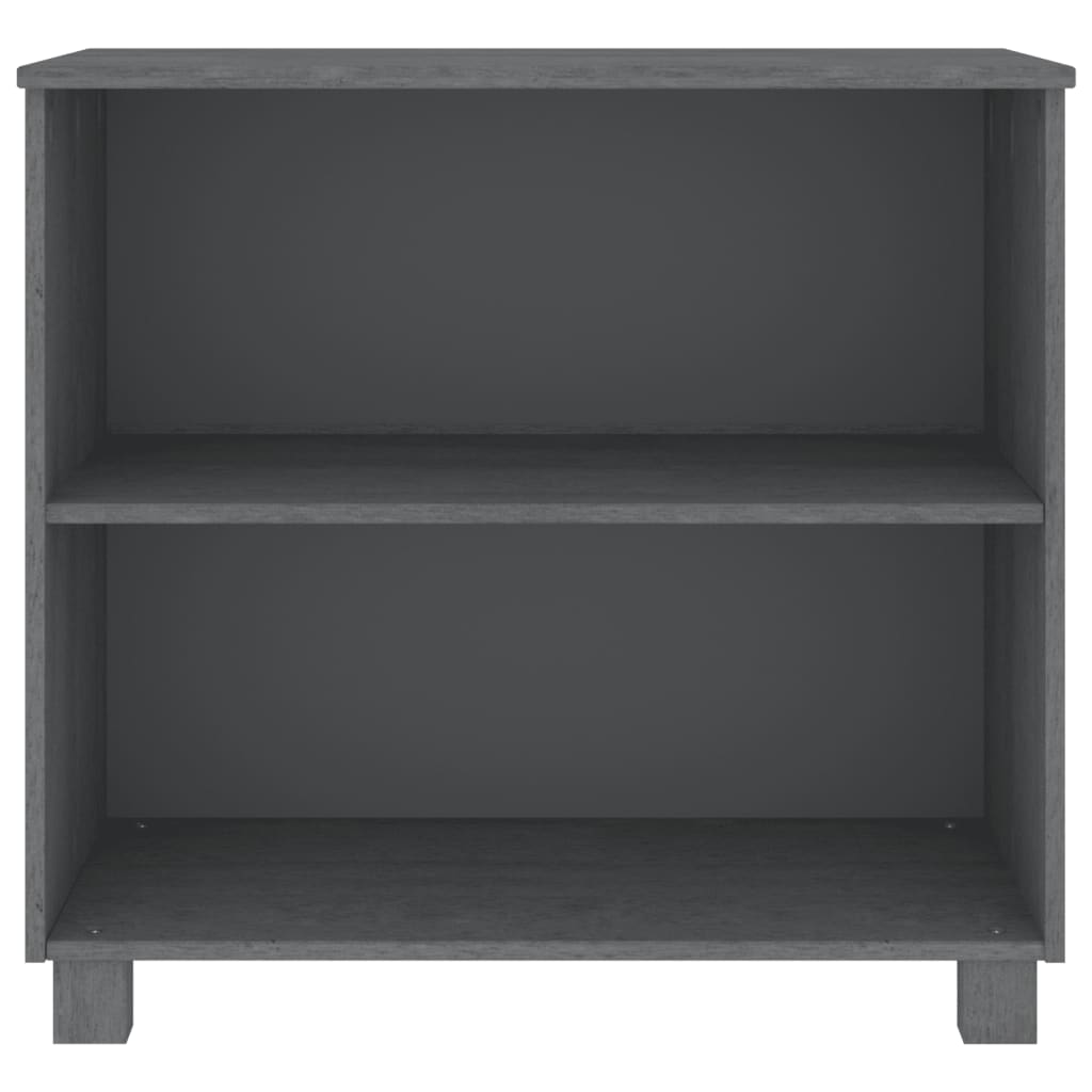Wooden Bookcase With 2 Shelves - Hamar