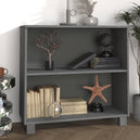 Wooden Bookcase With 2 Shelves - Hamar