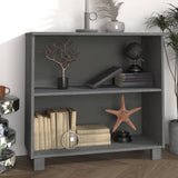 Wooden Bookcase With 2 Shelves - Hamar