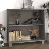Wooden Bookcase With 2 Shelves - Hamar