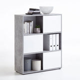 Wooden Bookcase With 3 Doors - Lumberton