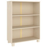 Wooden Bookcase With 3 Shelves - Hamar