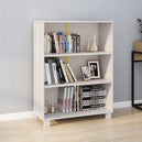 Wooden Bookcase With 3 Shelves - Hamar